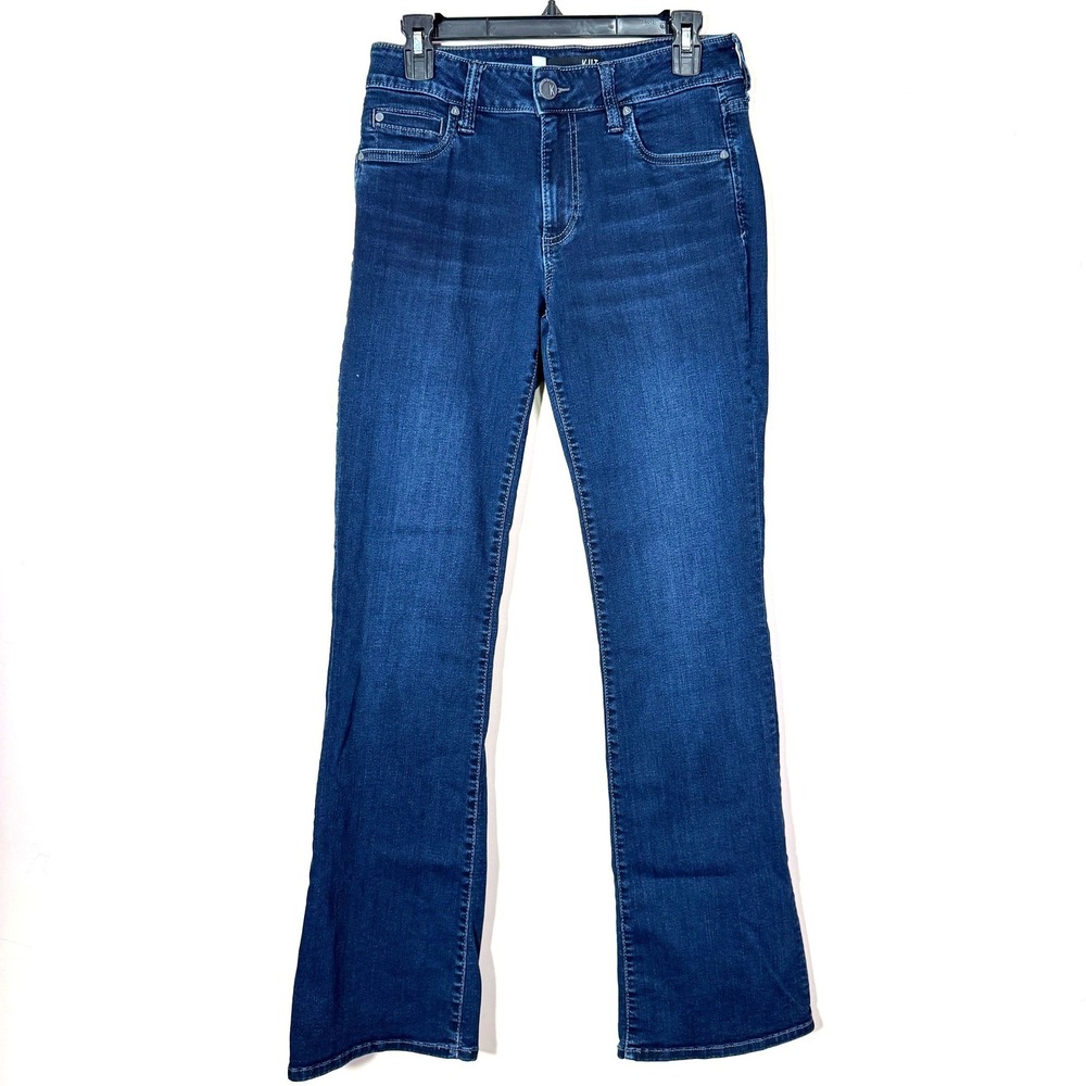 KUT Jeans Womens Size 4 Dark Wash Natalie High Rise Bootcut Stretch Denim